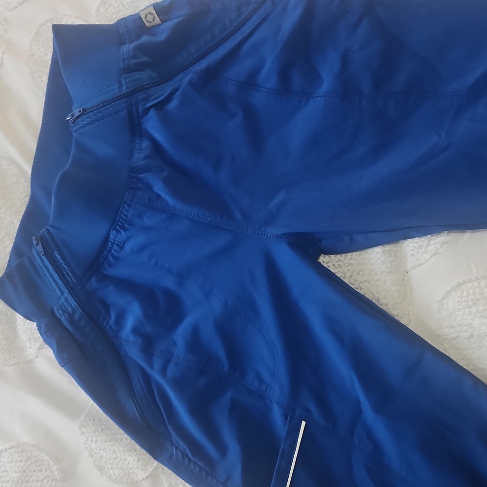 Infinity by Cherokee Elastic Waist Jogger Scrub Bottoms XXS Blue